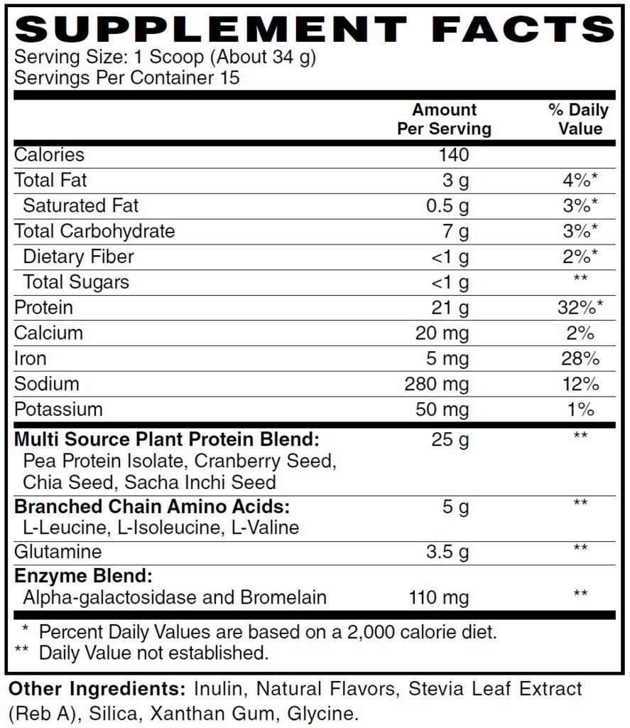 Vegan Protein Vanilla 1lb