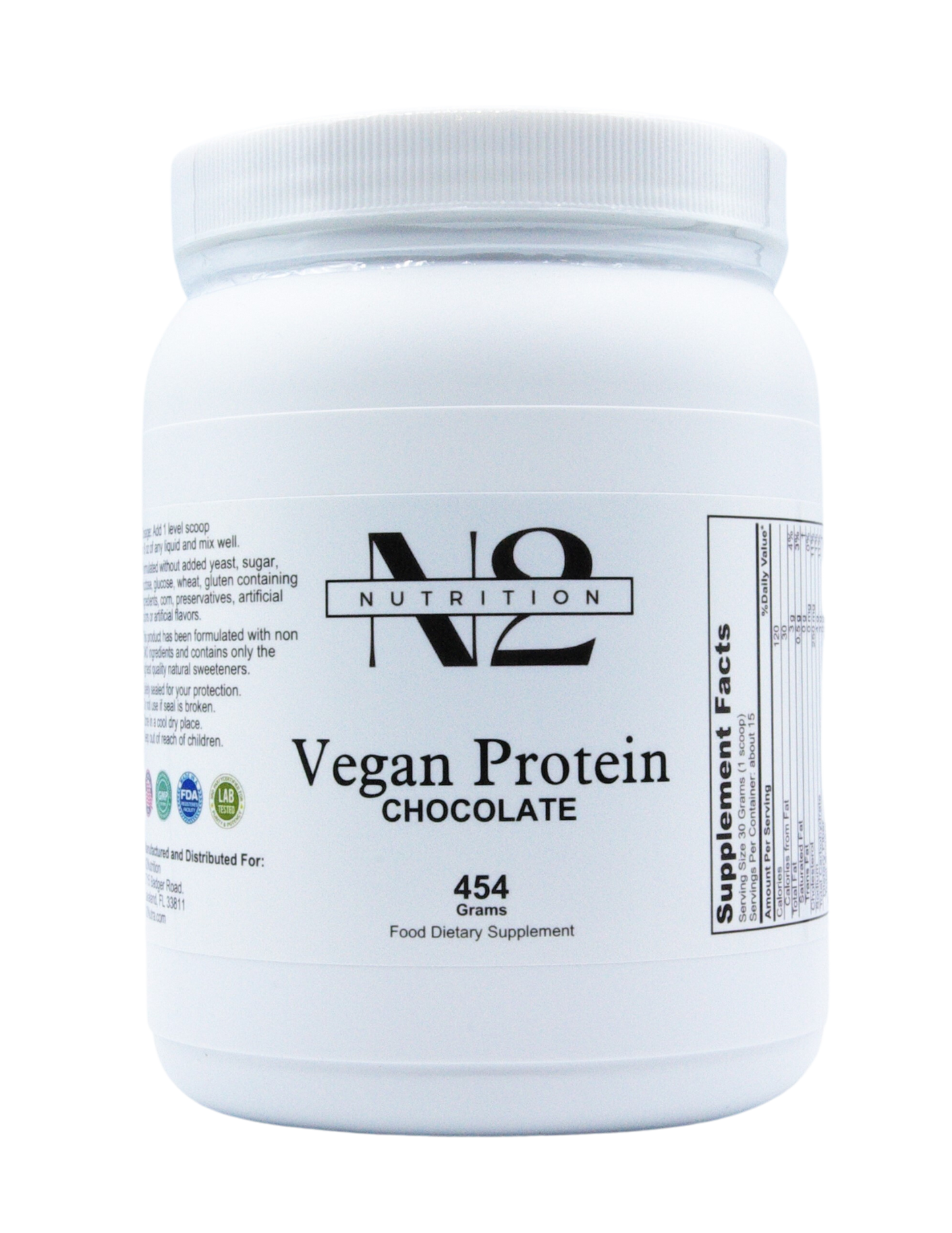 Vegan Protein Chocolate 1lb