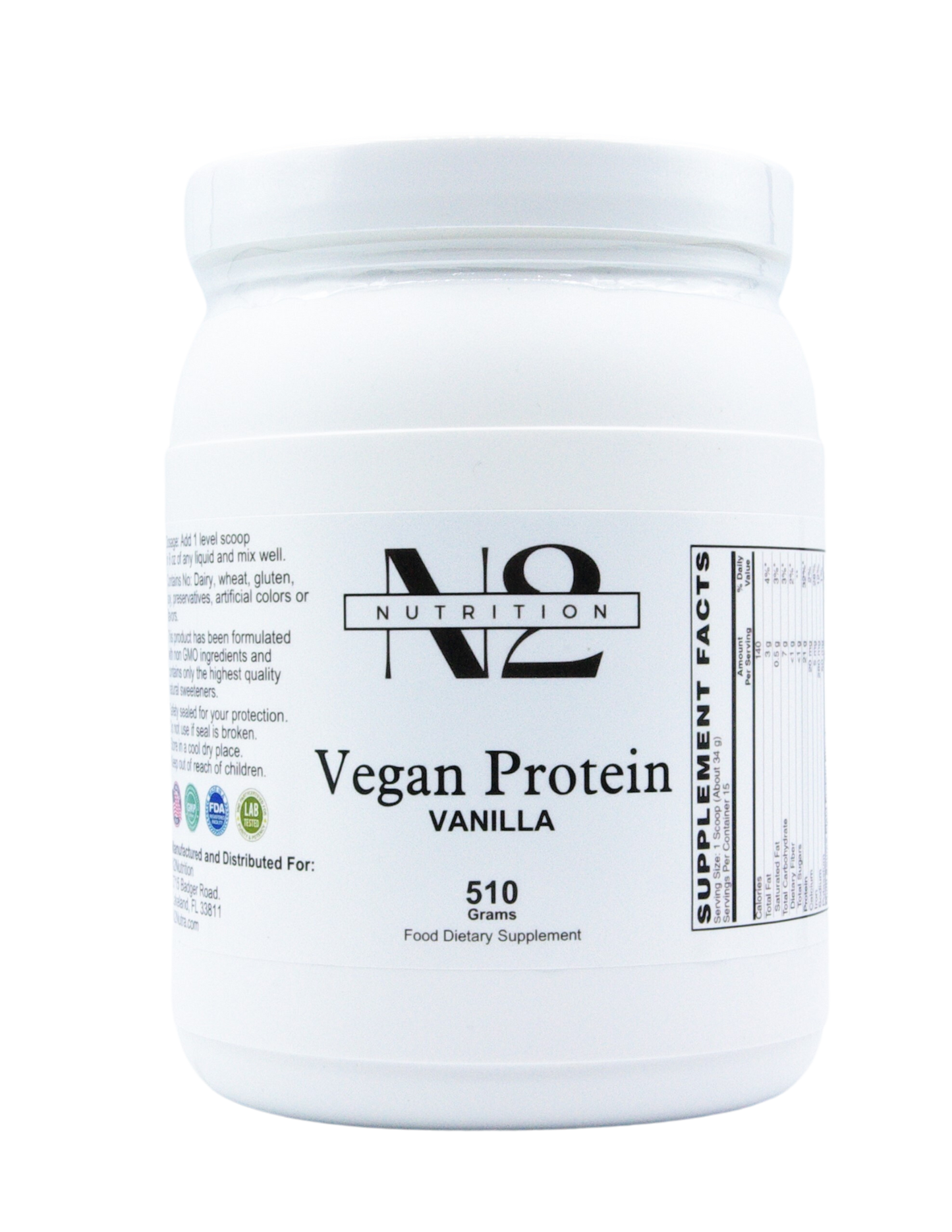 Vegan Protein Vanilla 1lb